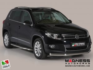 Volkswagen Tiguan Bumper Guard - Front - Slash Bar Bumper Protector by Misutonida